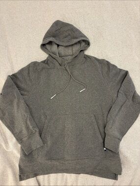 Kit and Ace Men's Heather Charcoal Hoodie